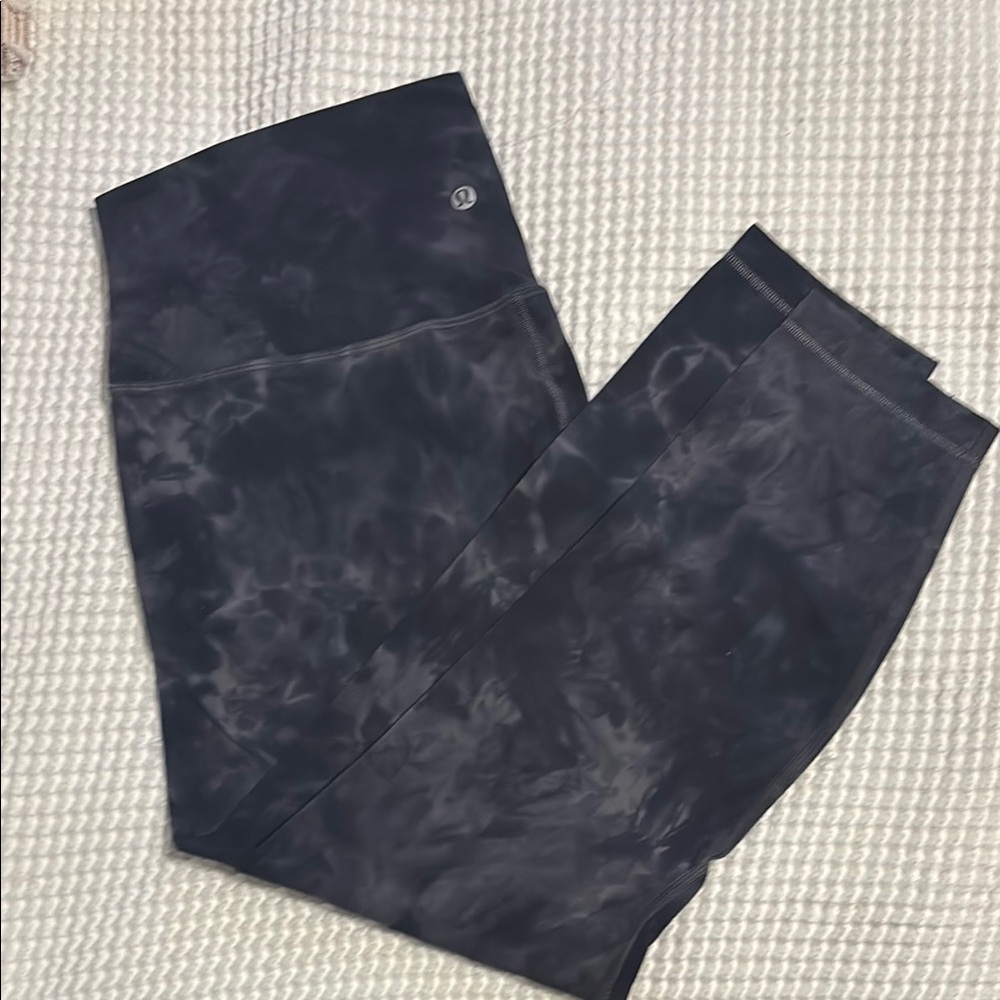 Lululemon HR Diamond-Dye Leggings (size 12, 25" inseam) worn&washed once, airdry